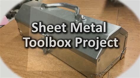 sheet metal toolbox project|homemade sheet metal tools.